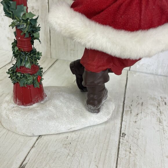 Coca-Cola Fabriche Santa W/ Drink Coke Sign Toy Train 14” Kurt Adler - Picture 9 of 11